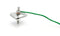 10 Feet (3 Meter) - Insulated Solid Copper THHN / THWN Wire - 10 AWG, Wire is Made in the USA, Residential, Commerical, Industrial, Grounding, Electrical rated for 600 Volts - In Green