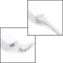 AC Power Cord (3 Prong) - 25 Feet (7.5 Meter), White - Premium Quality Copper Wire Core - Computer, Medical, Server & Desktop - NEMA 5-15 to C13 / IEC 320 - UL Listed Power Cable