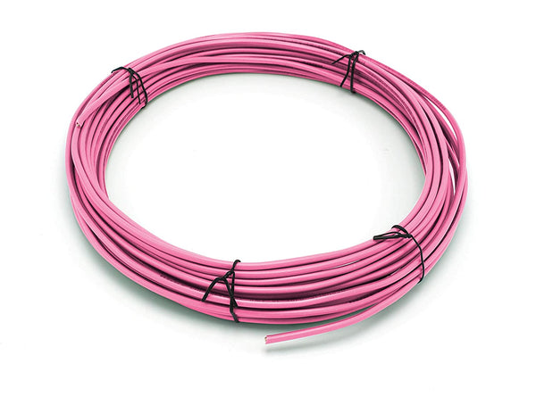 75 Feet (23 Meter) - Insulated Solid Copper THHN / THWN Wire - 10 AWG, Wire is Made in the USA, Residential, Commerical, Industrial, Grounding, Electrical rated for 600 Volts - In Pink