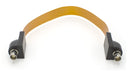 BNC (SDI, HD SDI, 10Base) Flat Wire - Jumper Video Cable - (1 FT)- BNC Female to BNC Female Door and Window Cable Pass Though