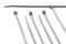 7 inch Grey Nylon Zip Ties - Strong Zip Tie, Wire Ties - Indoor and Outdoor Rated - No Tools Needed , Zip Ties (Wire Ties, Cable Ties), 100 Pack - Grey - 7"