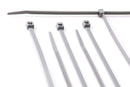 17 inch Grey Nylon Zip Ties - Strong Zip Tie, Wire Ties - Indoor and Outdoor Rated - No Tools Needed , Zip Ties (Wire Ties, Cable Ties), 100 Pack - Grey - 17"