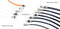 75' Feet, Black RG6 Coaxial Cable (Coax Cable) with Weather Proof Connectors, F81 / RF, Digital Coax - AV, Cable TV, Antenna, and Satellite, CL2 Rated, 75 Foot