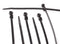 7 inch Black Nylon Zip Ties - Strong Zip Tie, Wire Ties - Indoor and Outdoor Rated -Screw Mounting Hole, Zip Ties (Wire Ties, Cable Ties), 100 Pack - Black - 7"