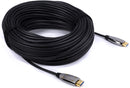 100 Feet, 4K Fiber Optic HDMI Cable, Ultra High Speed Fiber Optic 18Gbps 4K @ 60Hz, 4:4:4 HDR, HDCP, ARC, 3D and More - Hybrid HDMI with Gold Connectors