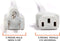 AC Power Cord (3 Prong) - 12 Feet (3.6 Meter), White - Premium Quality Copper Wire Core - Computer, Medical, Server & Desktop - NEMA 5-15 to C13 / IEC 320 - UL Listed Power Cable