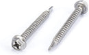 #8 Size, 1 1/2" Length (38mm) - Self Tapping Screw - Self Drilling Screw - 410 Stainless Steel Screws = Exceptional Wear and Very Corrosion Resistant) - Hex and Phillips Head- 100pcs
