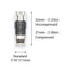 Coaxial Cable Compression Fitting - Connector Multipack for RG59, RG6, and RG11 Coax Cable - with Weather Seal O Ring and Water Tight Grip (4 Pack of Each - 12 Connectors Total)