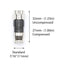 Coaxial Cable Compression Fitting - Connector Multipack for RG59, RG6, and RG11 Coax Cable - with Weather Seal O Ring and Water Tight Grip (100 Pack of Each - 300 Connectors Total)
