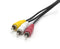 DIRECTV, Satellite Dish, Comcast Direct Replacement RCA Audio Video Composite Red-White-Yellow Cable - 6 Feet - 3 Pack