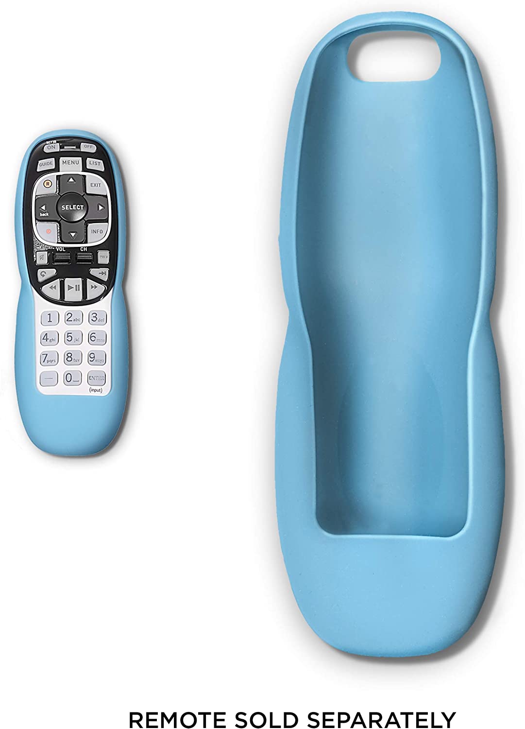 THE CIMPLE CO - DirecTV Compatible Remote Control Case - RC70, RC70H, RC71, RC71H, RC72, RC73, and RC73B - Rubber Protective Skin - Blue Non-Slip Sleeve - 1 Pack