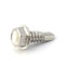#14 Size, 3/4" Length (19mm) - Self Tapping Screw - Self Drilling Screw - 410 Stainless Steel Screws = Exceptional Wear and Very Corrosion Resistant) - Hex Washer Head - 100pcs
