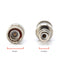 RCA and BNC Coaxial Adapter - BNC Male to RCA Female Connector, Adapter, Coupler, and Converter - For RG11, RG6, RG59, RG58, SDI, HD SDI, CCTV - 4 Pack