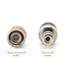 RCA and BNC Coaxial Adapter - BNC Male to RCA Female Connector, Adapter, Coupler, and Converter - For RG11, RG6, RG59, RG58, SDI, HD SDI, CCTV - 100 Pack