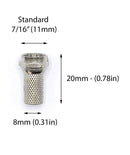 Coaxial Cable Screw on RG6 Connector | No Tools Required | Pack of 100