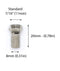 Coaxial Cable Screw on RG6 Connector | No Tools Required | Pack of 100