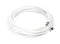 40' Feet, White RG6 Coaxial Cable (Coax Cable) with Weather Proof Connectors, F81 / RF, Digital Coax - AV, Cable TV, Antenna, and Satellite, CL2 Rated, 40 Foot