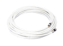 50' Feet, White RG6 Coaxial Cable (Coax Cable) | Made in the USA | F81 / RF