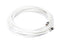 50' Feet, White RG6 Coaxial Cable (Coax Cable) | Made in the USA | F81 / RF