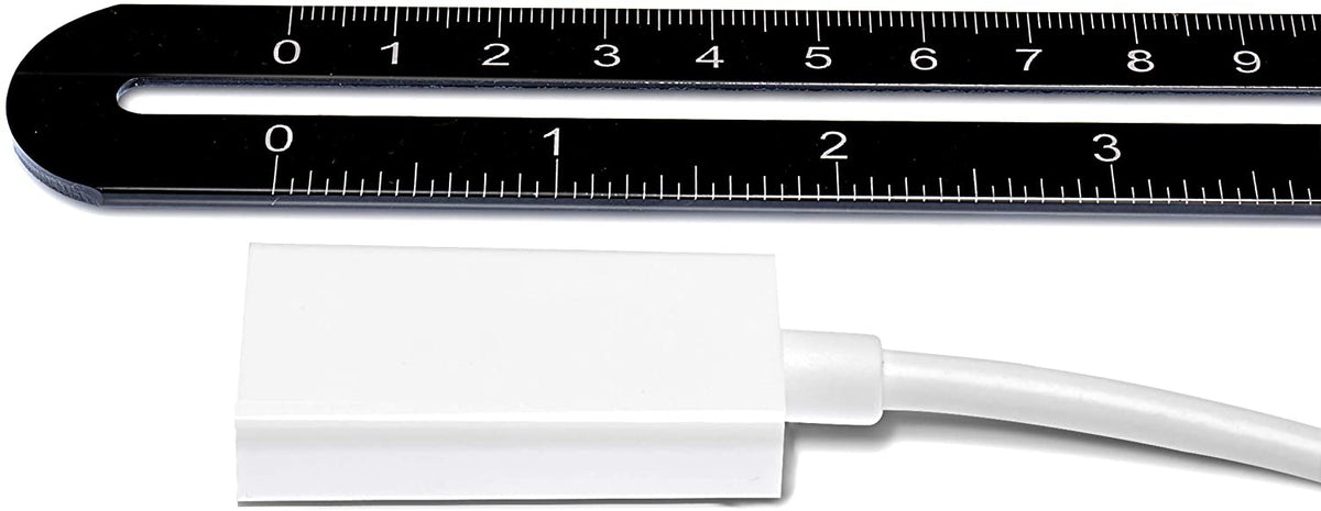 Mini DisplayPort to HDMI Adapter - MiniDP to HDMI - Thunderbolt / MiniDP to HDMI Cable Adapter - White - with HDMI