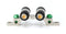 3 GHz High Frequency Ground Block - Dual Port - Weather Seal Boots for Coaxial Cable, Coax F Type approved for  Antenna, Satellite Dish, Cable TV - Two Port Grounding - 4 Pack
