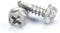 #8 Size, 1/2" Length (13mm) - Self Tapping Screw -- Self Drilling Screw - 410 Stainless Steel Screws = Exceptional Wear and Very Corrosion Resistant) - Hex and Phillips Head - 100pcs