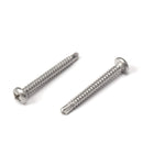 #8 Size, 1 1/2" Length (38mm) - Self Tapping Screw - Self Drilling Screw - 410 Stainless Steel Screws = Exceptional Wear and Very Corrosion Resistant) - Phillips Pan Head - 100pcs