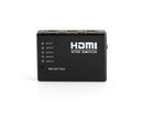 5 Port HDMI Switcher - Intelligent 5 Port 5x1 High Speed HDMI Switch with IR Wireless Remote, Power Adapter and HDMI Cable - 4K 3D 1080P (Black)