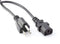AC Power Cord 3 Prong (18 awg) for TV PC Monitor Wall Mount Set Up |Black – 25ft