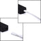 Figure 8 Power Cord (2 Prong) with Copper Wire Core - Non Polarized for Satellite, CATV, Game Systems, and More - NEMA 1-15P to C7 C8 / IEC 320 - UL Listed - White, 4 Feet (1.2 Meter) Power Cable