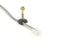 THE CIMPLE CO - Mini Wire Cable Clips, Electrical Wire Cable Clip, 1/10 in (3 mm) Screw Clip and Fastener, Black (100 pieces per bag)