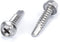 #12 Size, 1" Length (25mm) - Self Tapping Screw -- Self Drilling Screw - 410 Stainless Steel Screws = Exceptional Wear and Very Corrosion Resistant) - Hex and Phillips Head - 100pcs