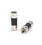 Coaxial Cable Compression Fitting - 50 Pack Connector - for RG6 Coax Cable - with Weather Seal O Ring and Water Tight Grip