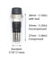 Coaxial Cable Compression Fitting Connector - for RG6 Coax Cable - with Weather Seal O Ring, Weather Boot, and Water Tight Grip (4 Pack)