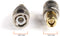 Gold SMA Male to BNC Male Adapter - 10 Pack Coupler - Male to Female Coaxial (RF) Connector, Compatible with RF, SDI, HD-SDI, CCTGV, Camera