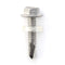 #12 Size, 1" Length (25mm) - Self Tapping Screw - Self Drilling Screw - 410 Stainless Steel Screws = Exceptional Wear and Very Corrosion Resistant) - Hex Washer Head - 100pcs
