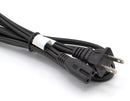 Two Pack of Power Cords - Includes Polarized and Figure 8 - 2 Prong 6ft