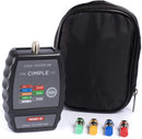 4 Port Coax Cable Mapper, Tester, Tracer, and Toner - Commercial Grade Coaxial Wire Continuity Checker