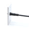 Coaxial Cable Weather Boot - RG6 Connectors RG59 Ends Coaxial Boots - Weatherproof (Black) - Pack of 100