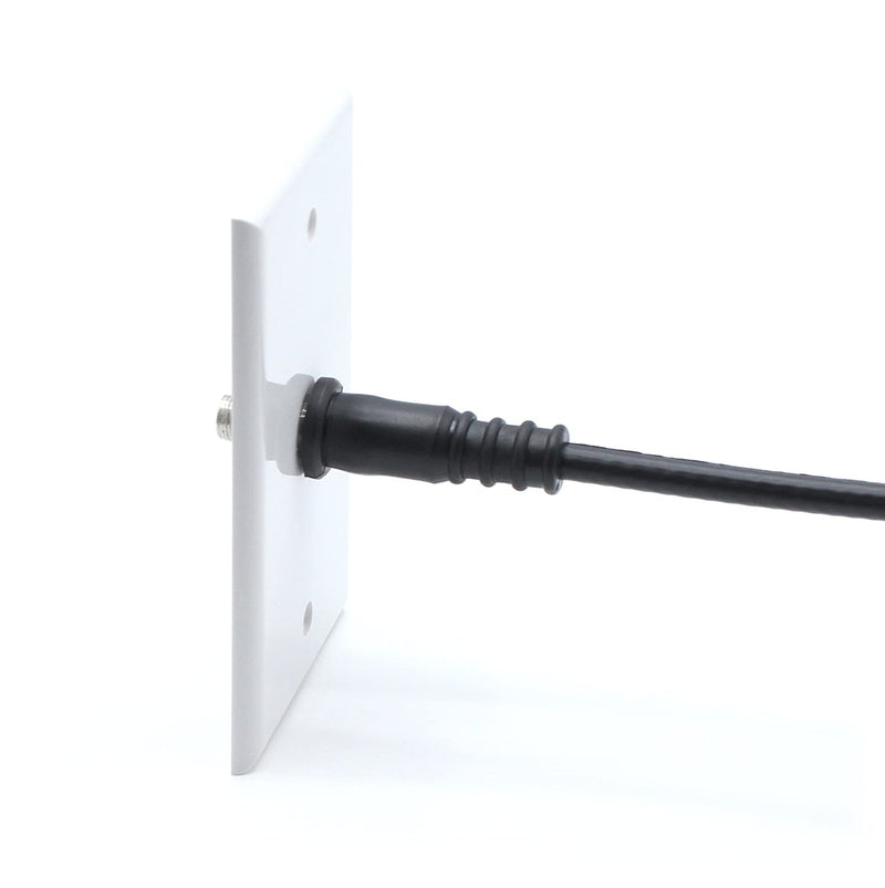 Coaxial Cable Weather Boot - RG6 Connectors RG59 Ends Coaxial Boots - Weatherproof (Black) - Pack of 100