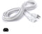AC Power Cord (3 Prong) - 15 Feet (4.5 Meter), White - Premium Quality Copper Wire Core - Computer, Medical, Server & Desktop - NEMA 5-15 to C13 / IEC 320 - UL Listed Power Cable