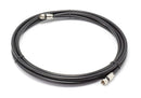 20' Feet, Black RG6 Coaxial Cable (Coax Cable) | Compression Connectors, F81/RF