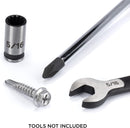 #8 Size, 1" Length (25mm) - Self Tapping Screw -- Self Drilling Screw - 410 Stainless Steel Screws = Exceptional Wear and Very Corrosion Resistant) - Hex and Phillips Head - 100pcs