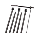21 inch Black Nylon Zip Ties - Strong Zip Tie, Wire Ties - Indoor and Outdoor Rated - No Tools Needed , Zip Ties (Wire Ties, Cable Ties), 100 Pack - Black - 21"