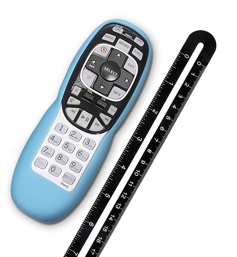 THE CIMPLE CO - DirecTV Compatible Remote Control Case - RC70, RC70H, RC71, RC71H, RC72, RC73, and RC73B - Rubber Protective Skin - Blue Non-Slip Sleeve - 1 Pack