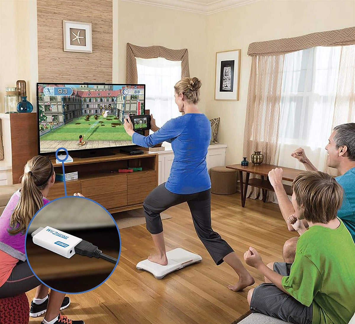 Compatible with: Wii to HDMI Adapter - Compatible with: Nintendo HDMI Converter