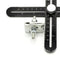 I Beam Style Ground Clamp - Galvanized Heavy Duty Trailer I-Beam Grounding, Stranded or Solid Wire - Grounding Tools Edition - UL Listed - Antenna, Satellite Dish, Cable TV - 1 Pack