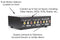 2 Way AV Switch - 2 Input 1 Output RCA Selector Switch for Composite Audio and Video - Switcher Box - Includes RCA Composite Cable (Black)