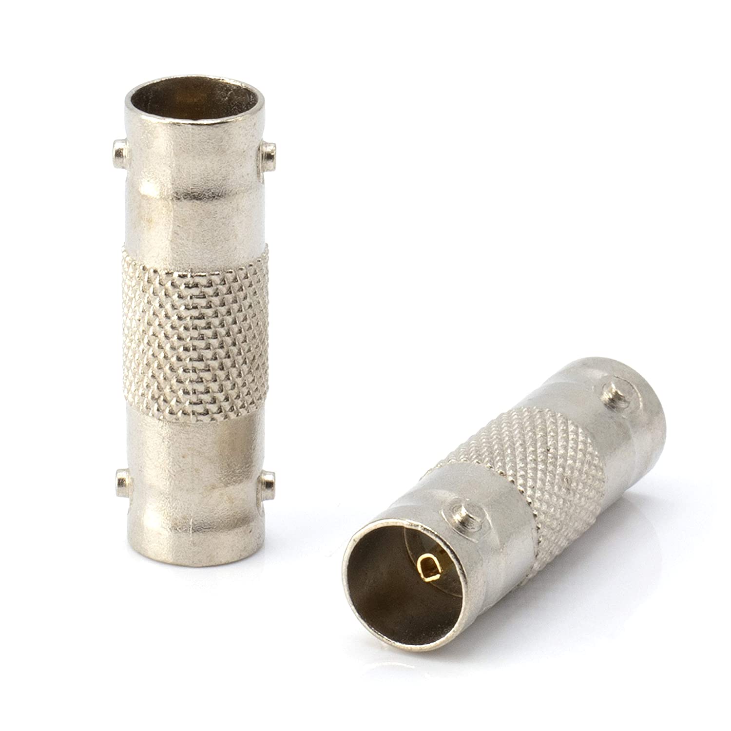 BNC Connectors, Female to Female Coupler - 50 Pack - (Barrel Connector) Adapter for Security Camera CCTV, SDI, HD-SDI