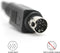10 Pin to Composite Cable; NOT S-VIDEO CABLE, for Audio and Video; 10 DIN pin to AV - Connects to H25, C31, C41, C41-W, C51, C61, & C61-K- DIRECTV and AT&T Replacement Cable - 12ft